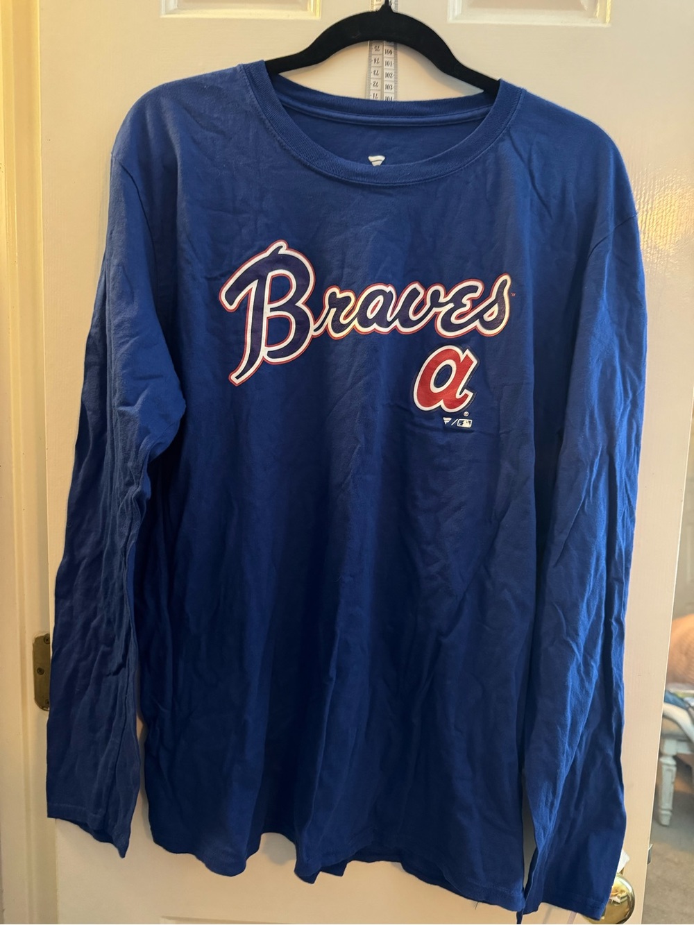Atlanta Braves Fanatics Long Sleeve Tee Blue Large